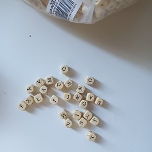 Alphabet Wooden Beads